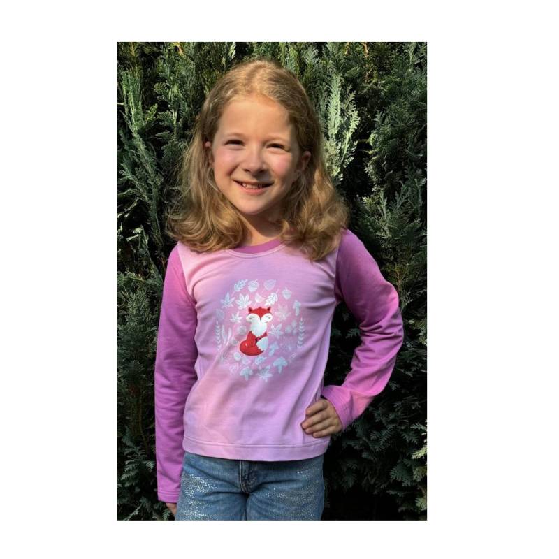 Langarmshirt Fuchs Rosa Oder Blau von FadenzauberbyAntje