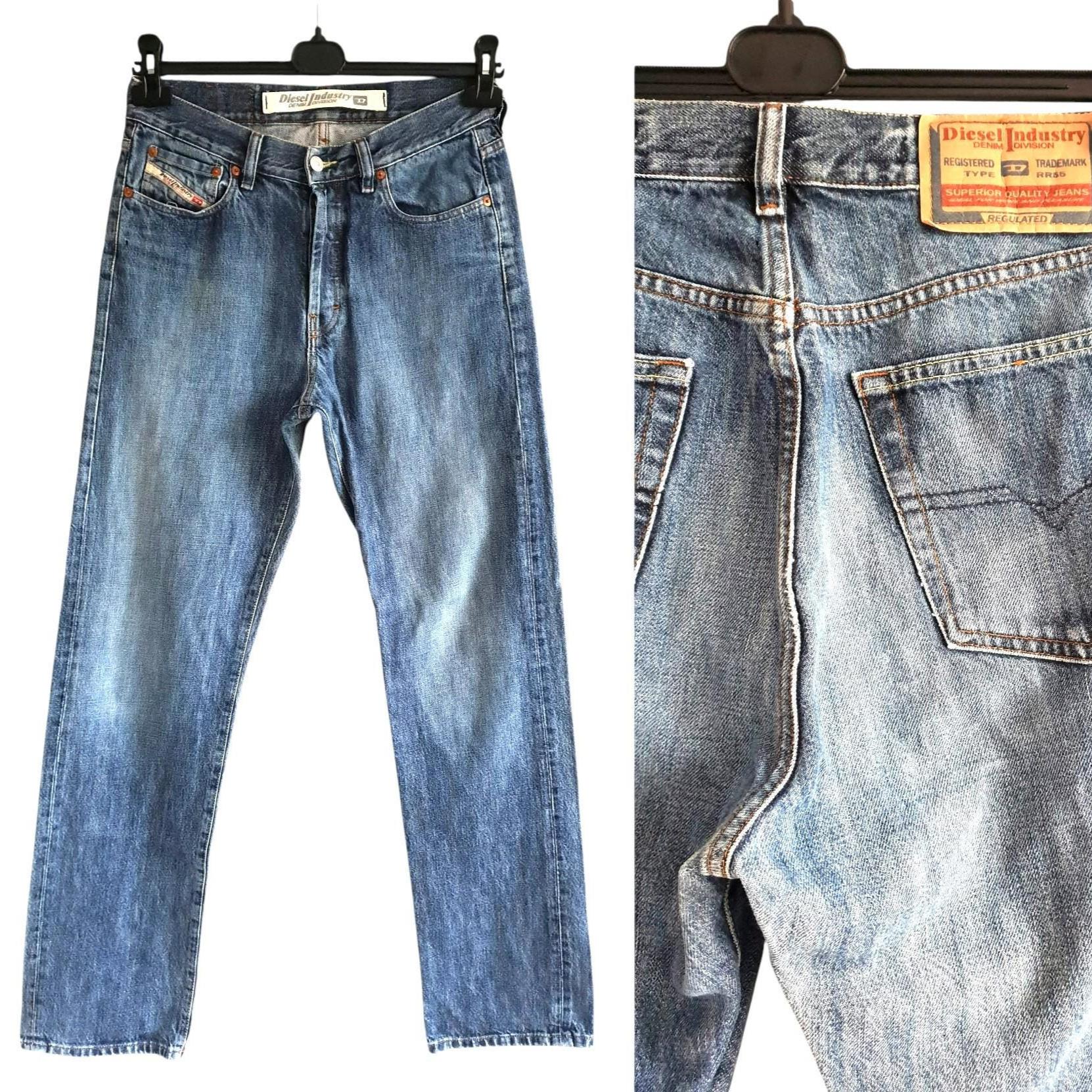 Vintage Diesel Blau Jeans Größe W31 L34 31 X 34 Made in Italy von FadoVintageShop