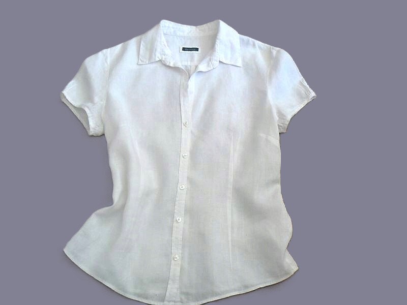 Weißes Leinen Hemd Von Marc O'polo Damen Größe M/38 von FadoVintageShop