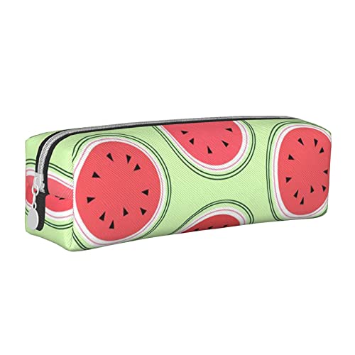 Faduni Stylisches Federmäppchen aus Leder von Papagei – halten Sie Ihre Schreibwaren organisiert, Wassermelone Grün, Einheitsgröße, Taschen-Organizer von Faduni