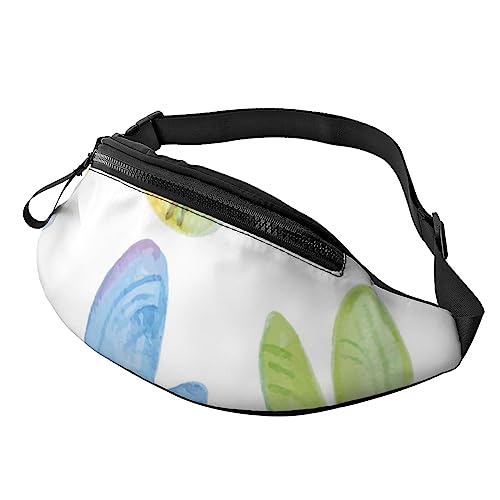 Sunrise On Beach Hüfttasche Bauchtasche Bauchtasche mit verstellbarem Gürtel für Männer Frauen Sport Laufen Wandern Joggen, Libellen-Zeichnung, Einheitsgröße von Faduni