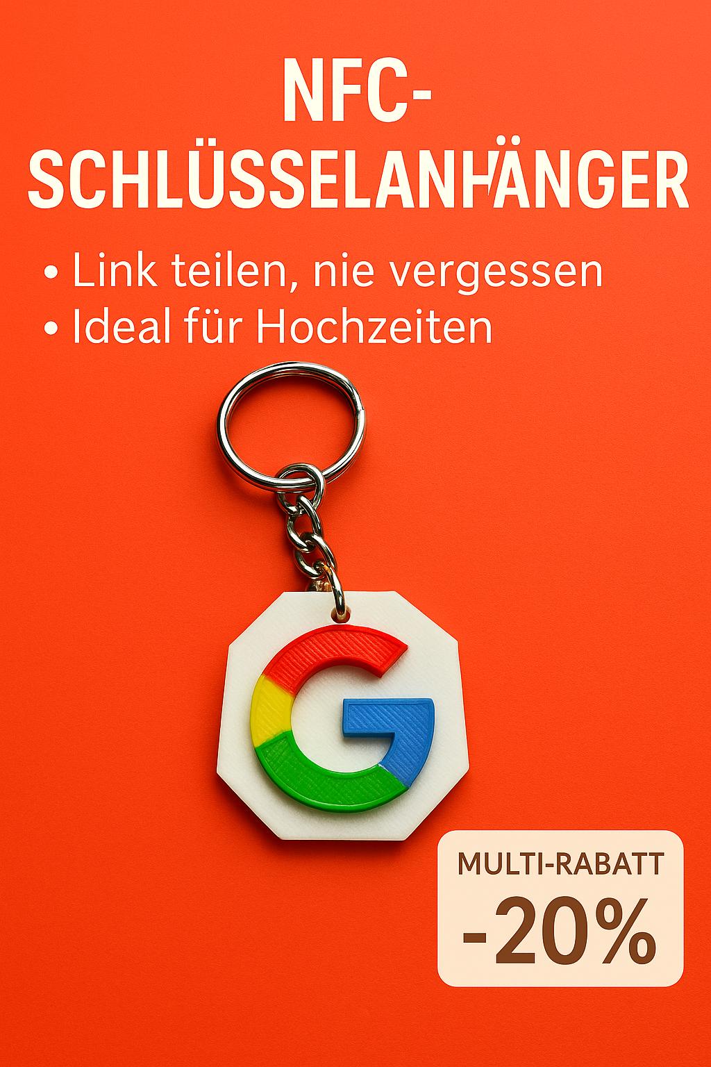 Nfc Schlüsselanhänger Im Google Design - Programmierbar & Personalisierbar Ideal Für Business Hochzeiten Mengenrabatt Verfügbar Nfc Schlüsselanhänger Im Google Design - Programmierbar & Personalisierbar Ideal Für Business Hochzeiten Mengenrabatt Verfügbar von Faebssiverse