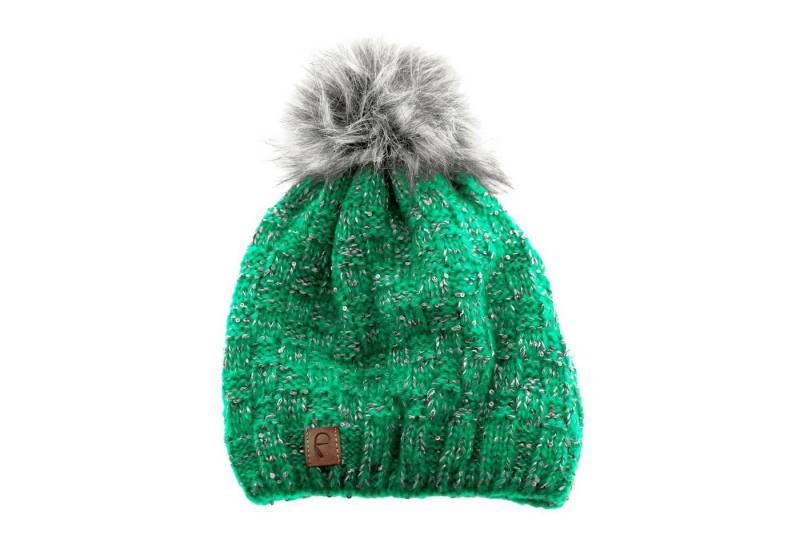 Faera Bommelmütze Mütze zum Warmhalten im Herbst oder Winter Bommel-Mütze mit Perlen von Faera