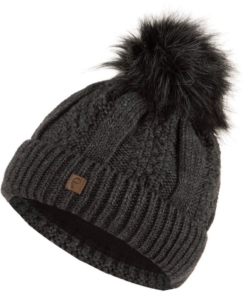 Faera Bommelmütze Wintermütze Damen Herren Mützen Beanie Haube gefüttert Strickmütze von Faera