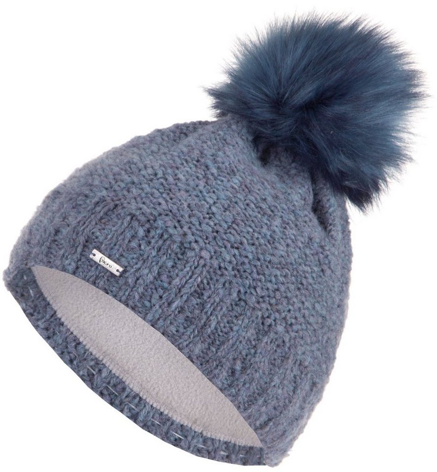 Faera Bommelmütze Wintermütze Damen Mütze Beanie Haube gefüttert Strickmütze Winter von Faera