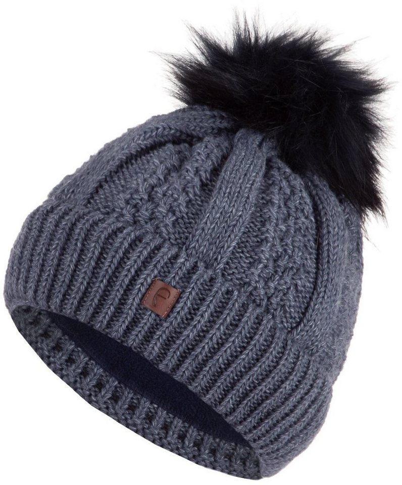 Faera Bommelmütze Wintermütze Fleece-Futter Winter Beanie-Mütze Unisex One-Size von Faera