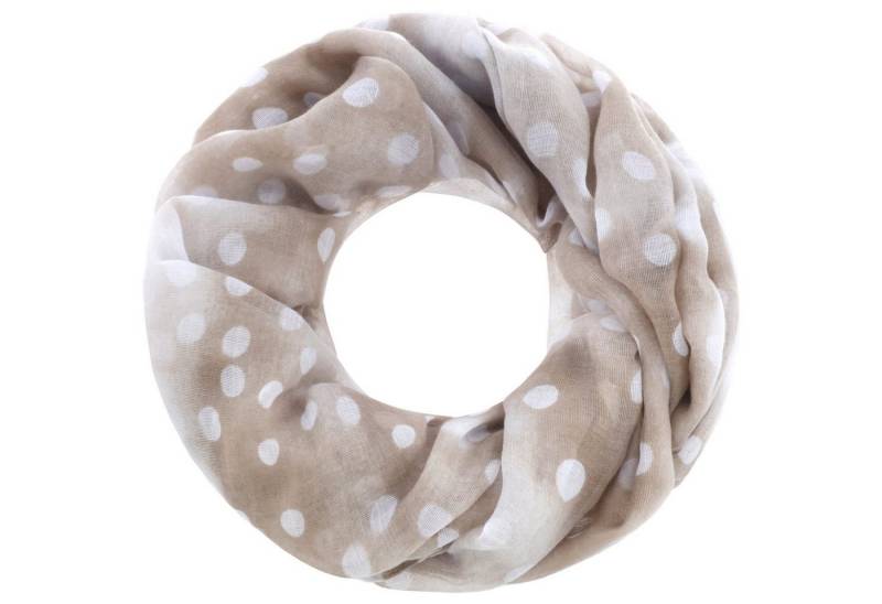 Faera Loop, Damen Schal Punkte Farbverlauf weich und leicht Damen Loop Rundschal von Faera