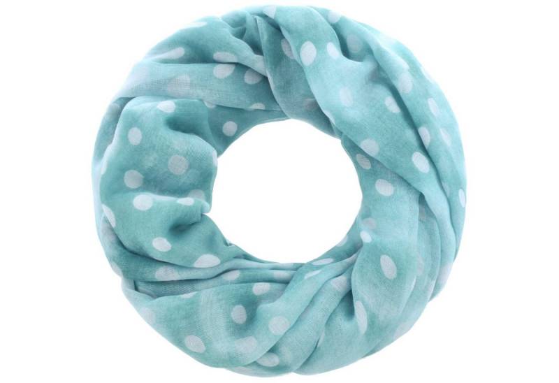 Faera Loop, Damen Schal Punkte Farbverlauf weich und leicht Damen Loop Rundschal von Faera