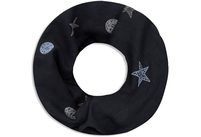 Faera Loop, Damen Schal Seesterne und Muscheln weich und leicht Loop Rundschal von Faera