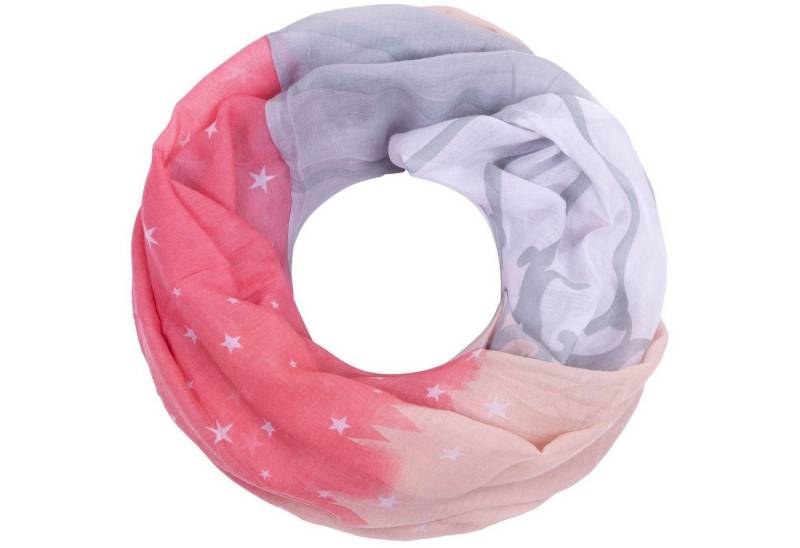 Faera Loop, Damen Schal Sterne weicher und leichter Damen Loop Rundschal von Faera