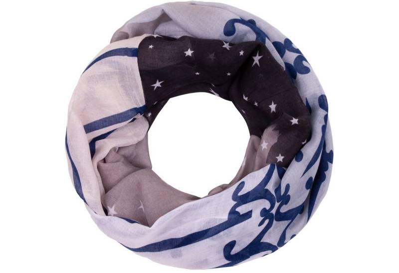 Faera Loop, Damen Schal Sterne weicher und leichter Damen Loop Rundschal von Faera