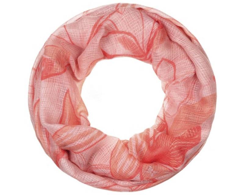 Faera Loop, Damen Schal Tropische Flora weich und leicht Loop Rundschal von Faera