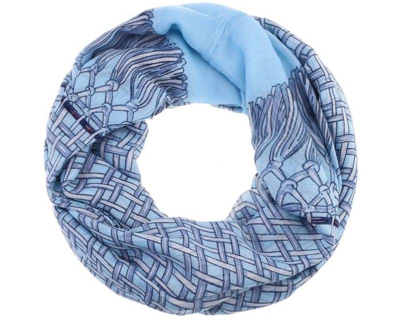 Faera Loop, Damen Schal gemustert weich und leicht Loop verschiedenen Farben von Faera