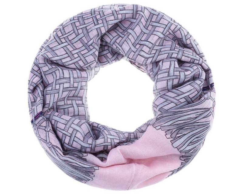 Faera Loop, Damen Schal gemustert weich und leicht Loop verschiedenen Farben von Faera