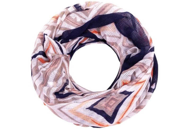 Faera Loop, Damen Schal gemustert weicher und leichter Damen Loop Rundschal von Faera