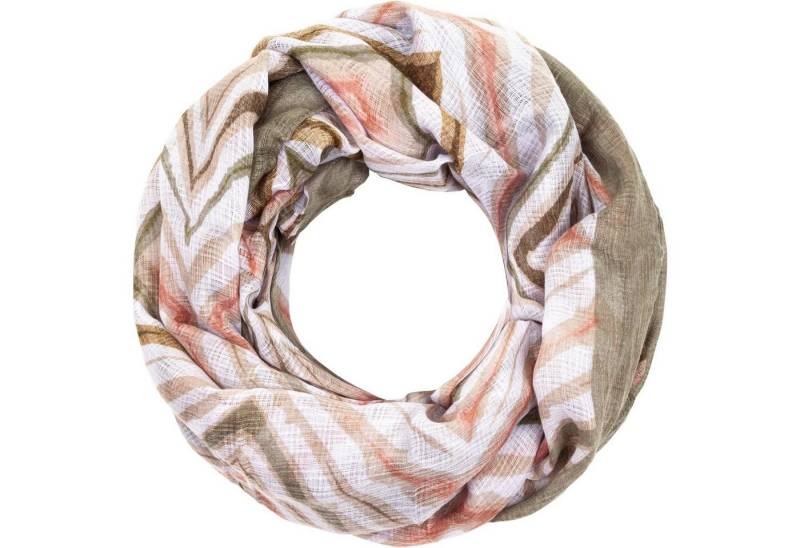 Faera Loop, Damen Schal gemustert weicher und leichter Damen Loop Rundschal von Faera