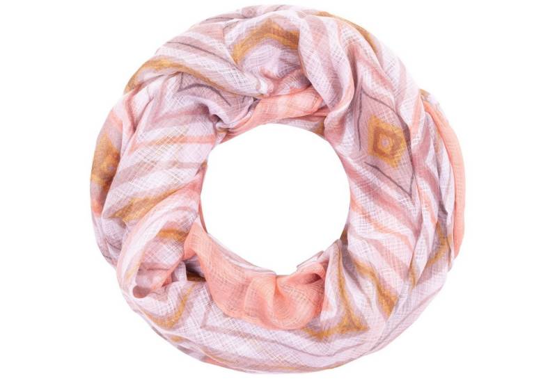 Faera Loop, Damen Schal gemustert weicher und leichter Damen Loop Rundschal von Faera