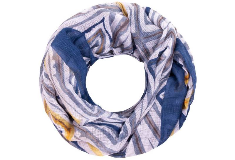 Faera Loop, Damen Schal gemustert weicher und leichter Damen Loop Rundschal von Faera