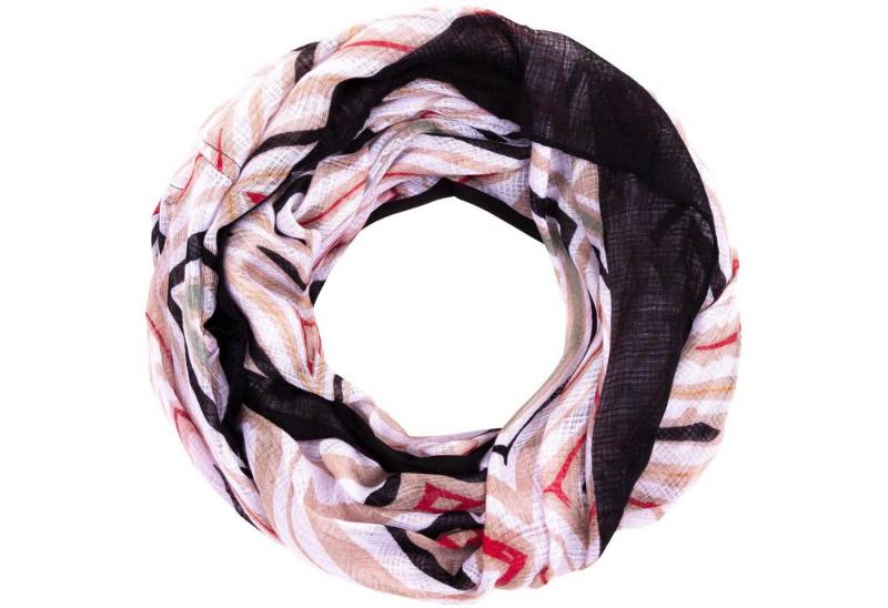 Faera Loop, Damen Schal gemustert weicher und leichter Damen Loop Rundschal von Faera