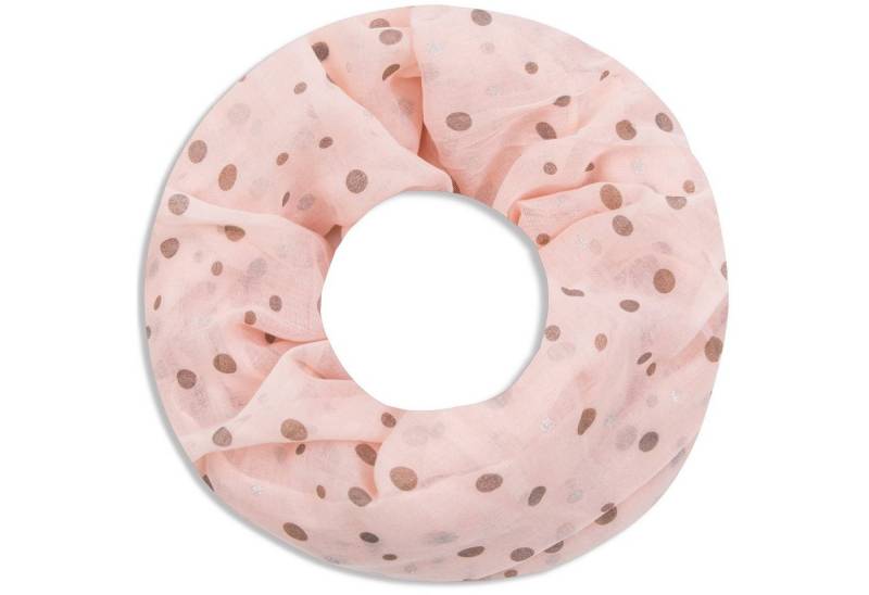 Faera Loop, Damen Schal luftig weich erfrischendes Punkt-Muster Loop Rundschal von Faera