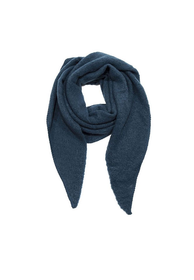 Faera Modeschal Bouclé Dreieckstuch cozy Material, 8148 in Petrol von Faera