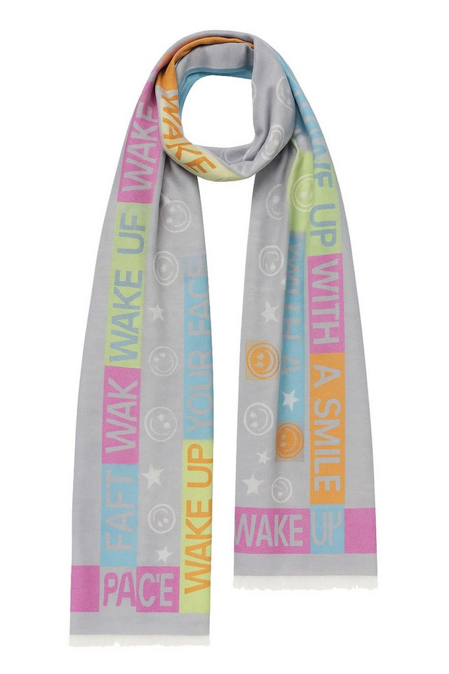 Faera Modeschal Leicht und Warm für Herbst und Winter, (1-St), 9432 in Grau von Faera