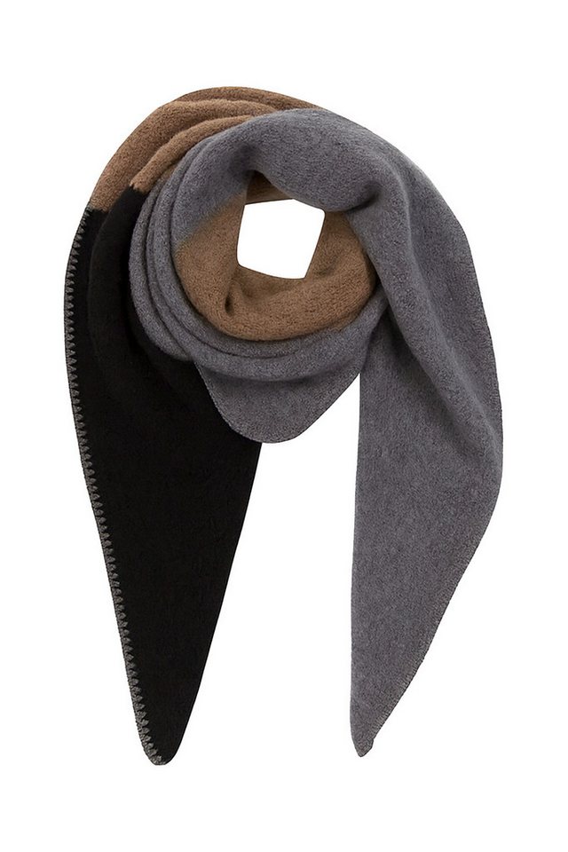 Faera Modeschal Modern mit Kontrastnaht, (1-St), 9429 in Anthrazit von Faera