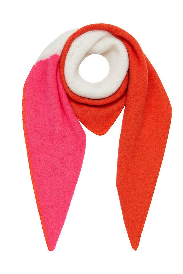 Faera Modeschal Modern mit Kontrastnaht, (1-St), 9429 in Orange von Faera