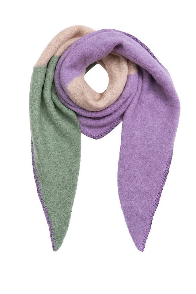 Faera Modeschal Modern mit Kontrastnaht, (1-St), 9429 in Rosa von Faera