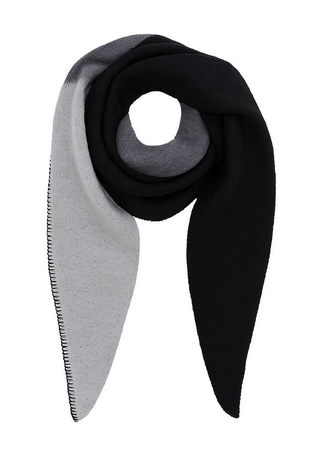 Faera Modeschal Modern mit Kontrastnaht, (1-St), 9429 in Schwarz von Faera