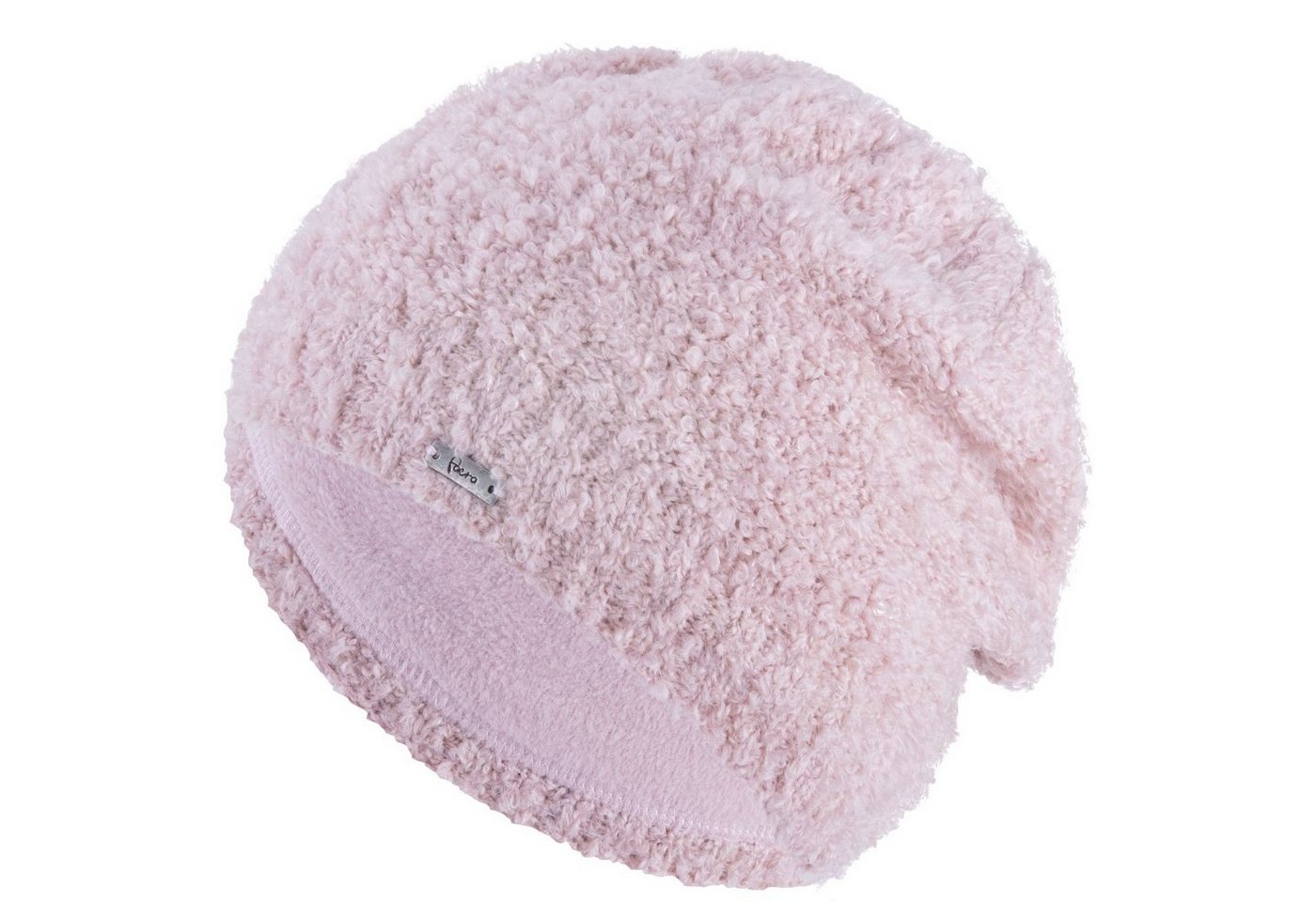 Faera Strickmütze (1-St) Damen Wintermütze gefüttert Grobstrick Fleecefutter Beanie von Faera