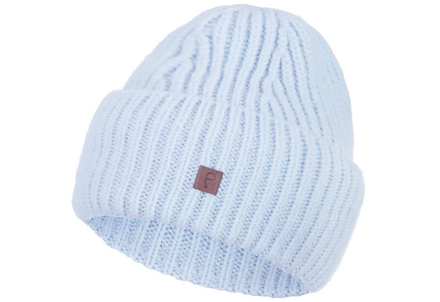 Faera Strickmütze (1-St) Wintermütze Winter breiter Aufschlag Damen Grobstrick Beanie Mütze von Faera