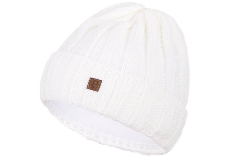 Faera Strickmütze (1-St) Wintermütze gefüttert Grobstrick Fleecefutter Beanie Herren Damen von Faera