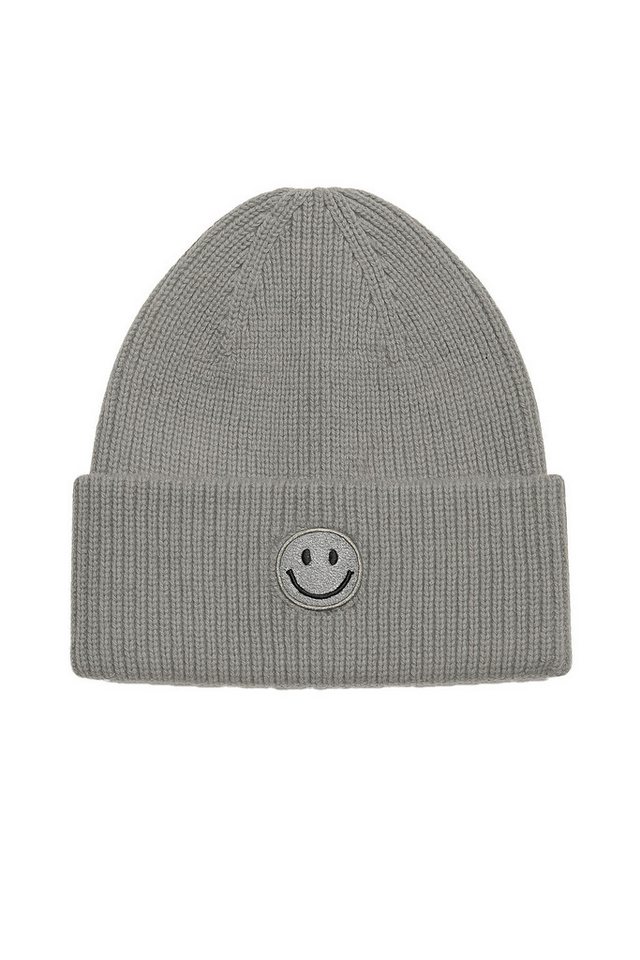 Faera Strickmütze Mit Smiley, Rippenstrick, weiches Tragegefühl (1-St., modisch) 620221_Mütze von Faera