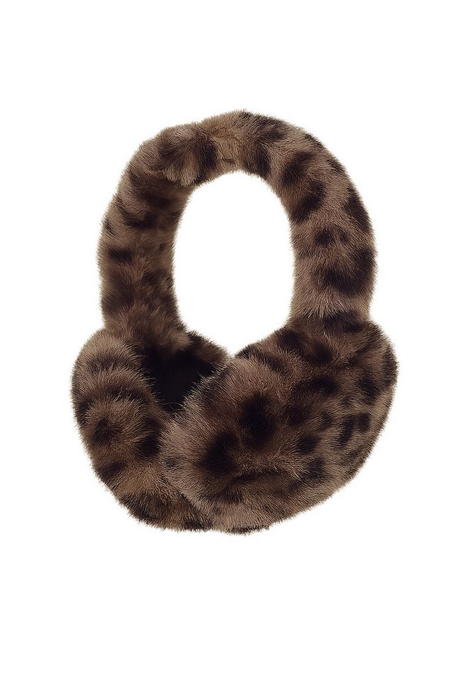 Faera Strickmütze Moderner Animalprint Warm und Weich (1-St., modisch) 620221_Mütze von Faera