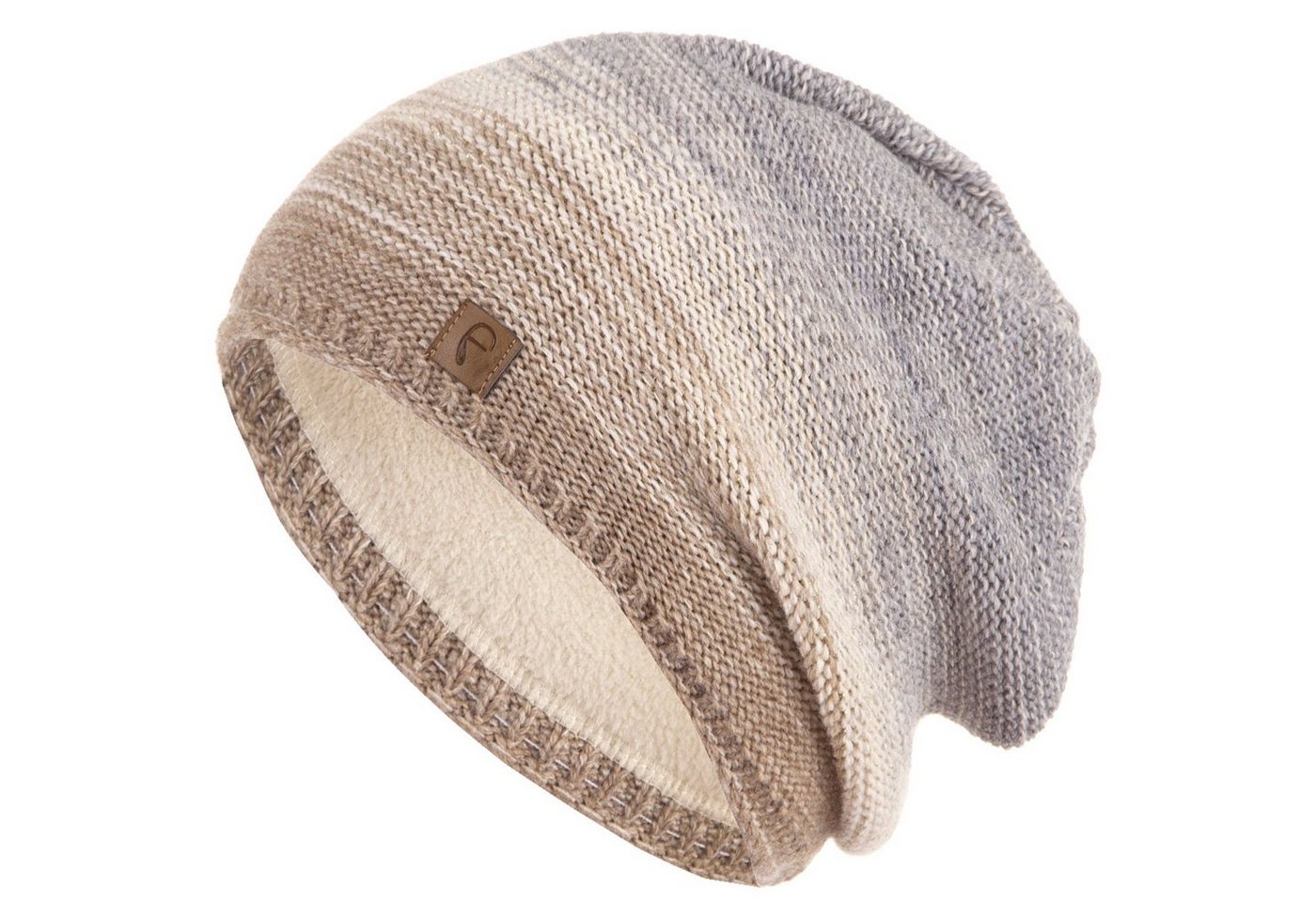 Faera Strickmütze Wintermütze Damen Mütze Beanie Haube gefüttert Winter Damenmütze von Faera