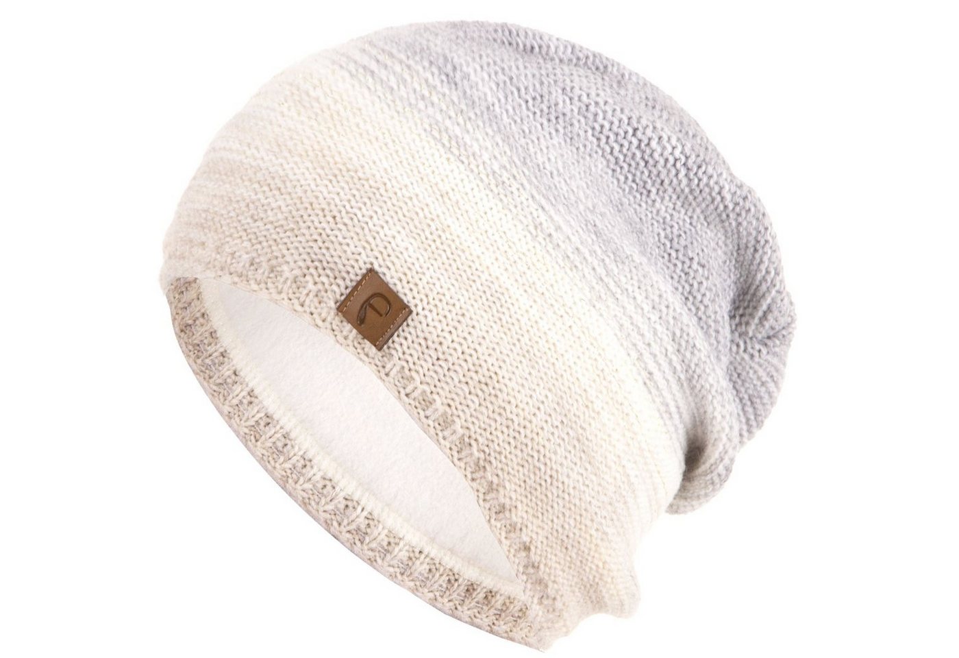 Faera Strickmütze Wintermütze Damen Mütze Beanie Haube gefüttert Winter Damenmütze von Faera