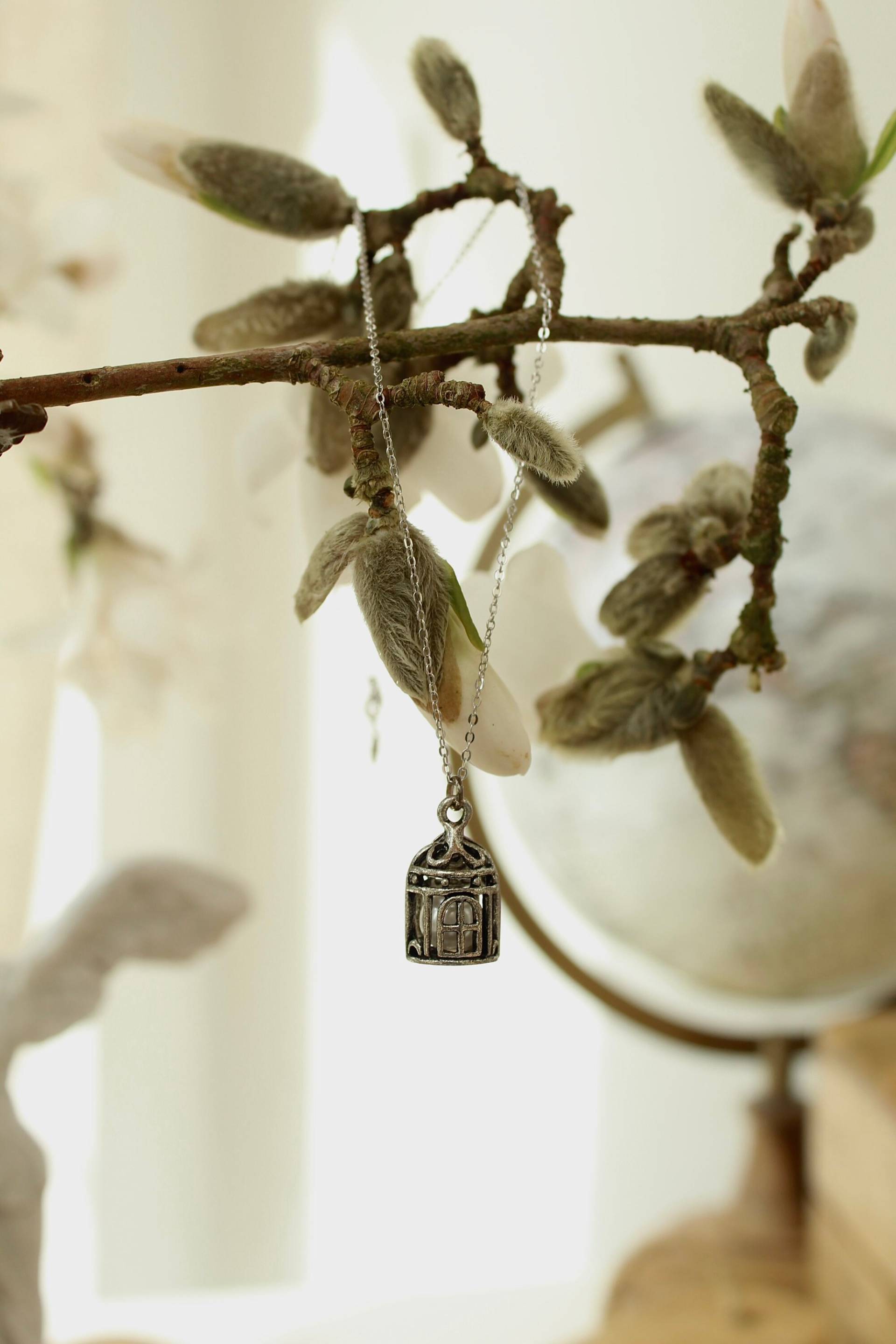 Birdcage Halskette in Sterling Silver Birdcage Halskette in Sterling Silver von FaeriesJewel