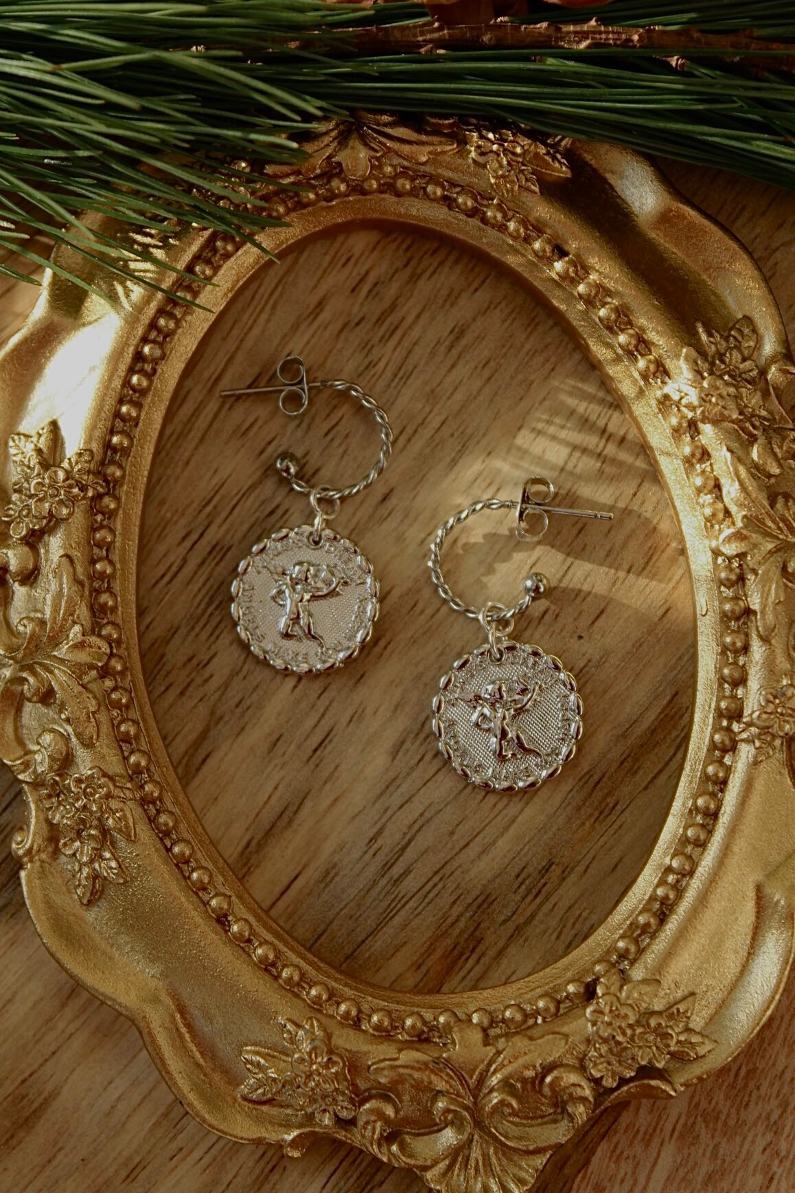 Einzigartige Silberohrringe - Engelsohrringe Amor Zarter Silberschmuck Einzigartige Silberohrringe - Engelsohrringe Amor Zarter Silberschmuck von FaeriesJewel