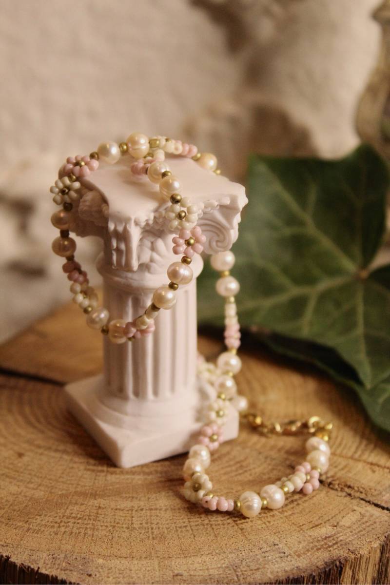 Gänseblümchen Süßwasserperlenkette Gänseblümchen Süßwasserperlenkette von FaeriesJewel