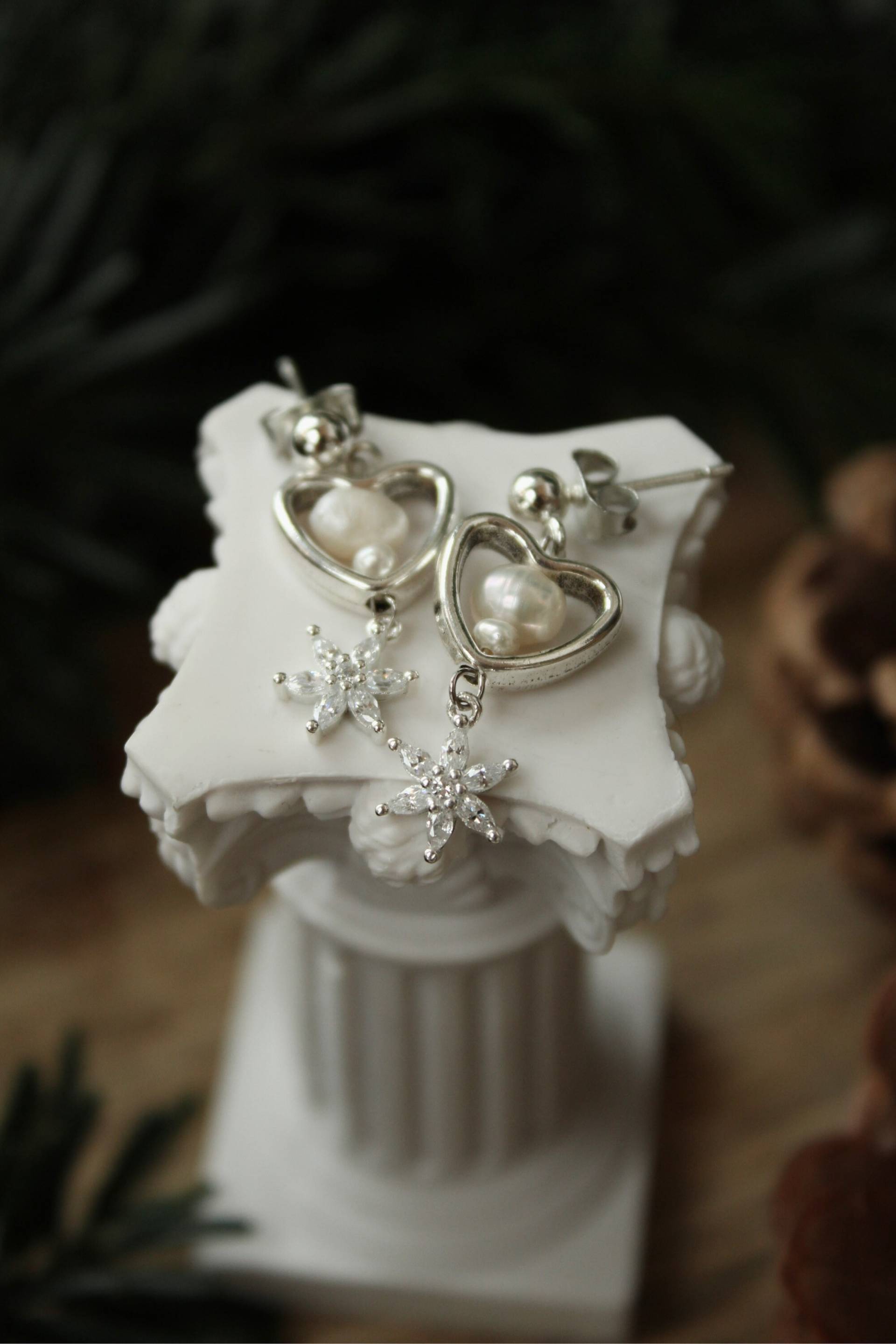 Herz Set - Ohrringe Und Halskette Herz Set - Ohrringe Und Halskette von FaeriesJewel