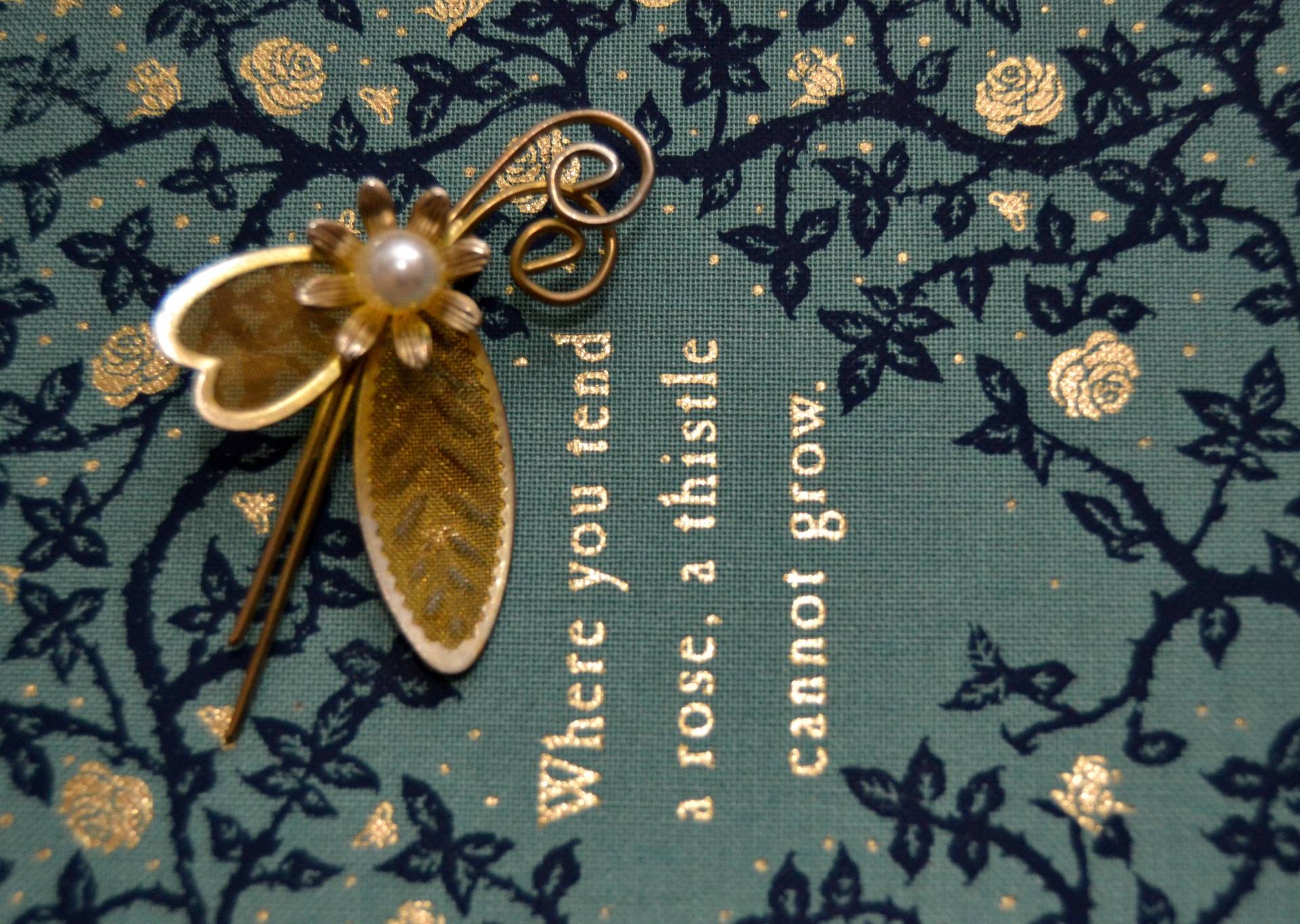 Original Vintage Brosche Von 1960, Eleganter Modeschmuck, Pin, 60S von Faespell