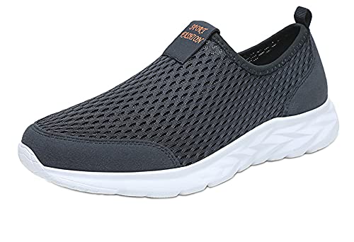 Fafazhu Unisex Turnschuhe Slip on Walkingschuhe Mesh Laufschuhe Sportschuhe Outdoor Straßenlaufschuhe Leichtgewichts Size 36-49 von Fafazhu