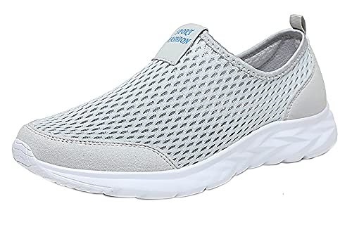 Fafazhu Unisex Turnschuhe Slip on Walkingschuhe Mesh Laufschuhe Sportschuhe Outdoor Straßenlaufschuhe Leichtgewichts Size 36-49 von Fafazhu