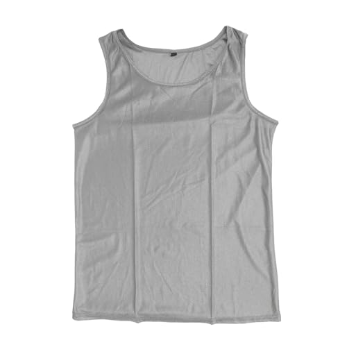 EMF-Schutzweste, EMF-Abschirmweste, Strahlenschutzweste, EMF-Strahlenschutzweste, ärmelloses T-Shirt, Bequemer EMF-Schutz-Mützenpullover für Männer und Frauen (M) von Fafeicy