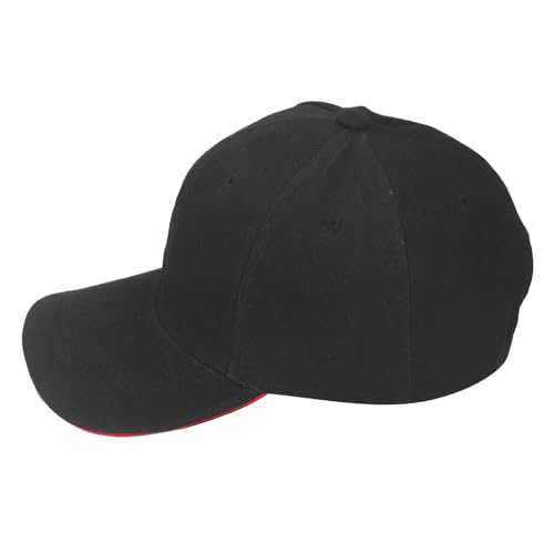 Fafeicy Verstellbare EMF-Blockierungskappe, Strahlungs-WiFi-Signalabschirmungsschutzmütze für Erwachsene, Schwarze Unisex-Baseballkappe von Fafeicy