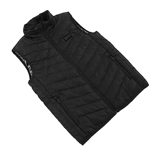 Leichte Beheizbare Weste für Herren, Intelligente Wiederaufladbare Elektrische Heizweste, Wasserdichte Elektrische Unisex-Heizweste (S) von Fafeicy
