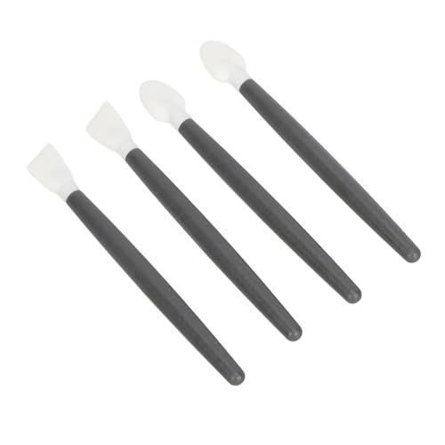 Fafeims Silikon -Make -up Bürstenset Lidschattenbürsten Make up Applikator Lidschatten Applikatoren für Präzise Anwendung Wiederverwendbarer Mehrzweck mit Tragbarem Fall für die Reinigung von Ohren von Fafeims
