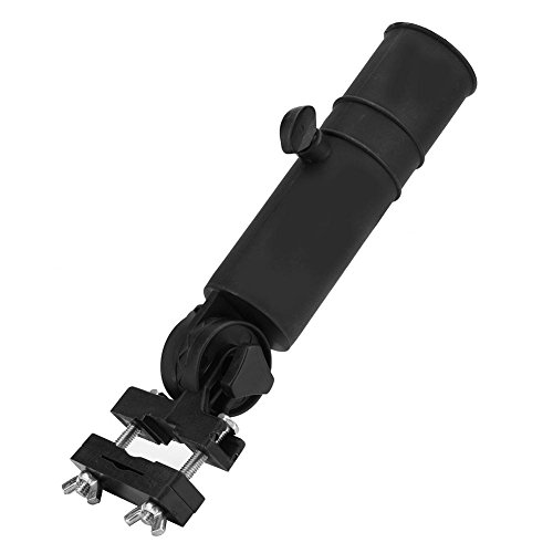 Fafeims Trolley Umbrella Holder Verstellbarer Schirmständer für Golfwagengriffe, schwarz von Fafeims