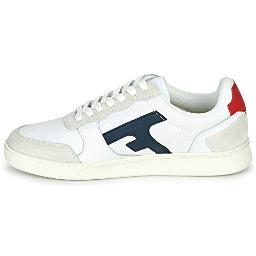 Faguo Hazel Sneaker Herren Beige/Marine/Rot - 45 - Sneaker Low Shoes von Faguo